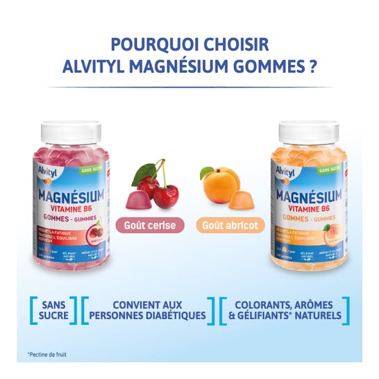 Alvityl Gummies Magnésio Vitamina B6 Cereja 45 Unidades