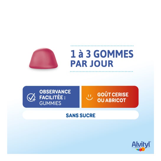 Alvityl Gummies Magnésio Vitamina B6 Cereja 45 Unidades