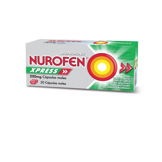 Nurofen Xpress Ibuprofeno 200mg 20caps