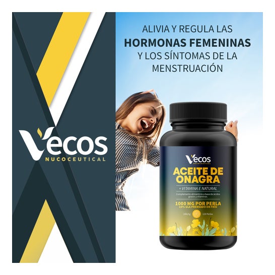 Vecos Nucoceutical Aceite de Onagra 120 Perlas