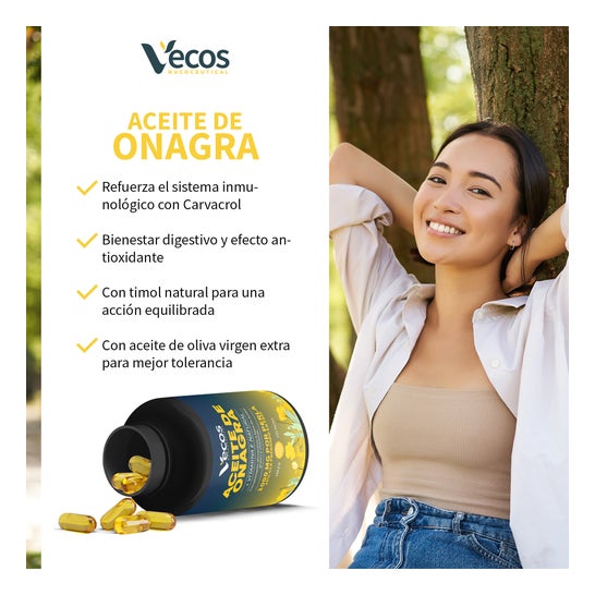 Vecos Nucoceutical Aceite de Onagra 120 Perlas
