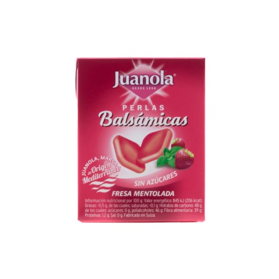 Juanola™ cápsulas moles balsâmicas sabor morango 25g