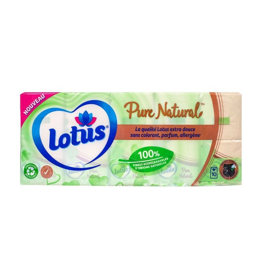 Lotus Mouch Toallitas Pure Natural 10uds