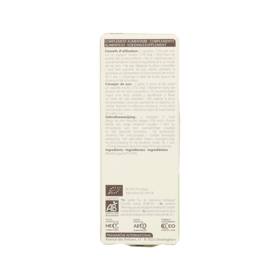 PranarÌ «m óleo essencial de hortelã-pimenta BIO 5ml