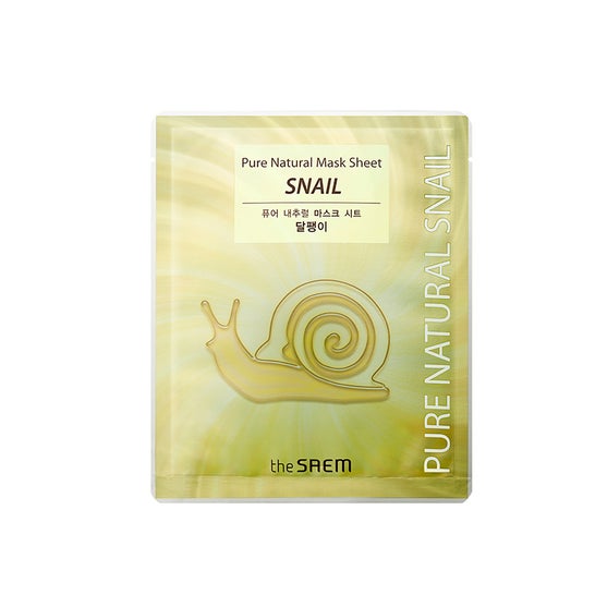 The Saem Pure Natural Mask Sheet Snail Brightening 20ml