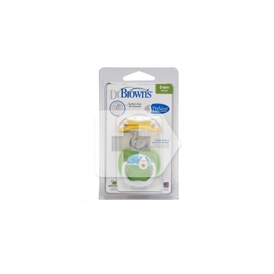 Dr. Brown's Prevent desenhos a cores de silicone 0-6 Meses 1 peça