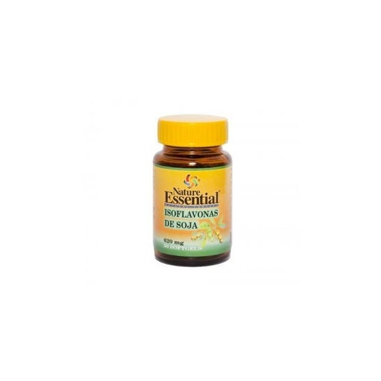 Isoflavonas de soja essenciais à natureza 620 Mg. 50 pérolas
