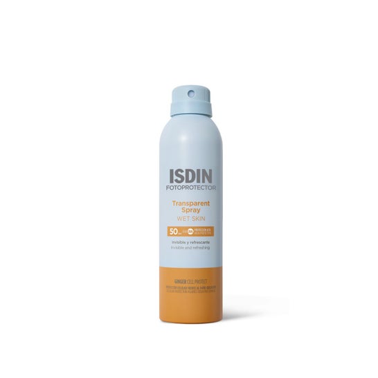 ISDIN Fotoprotetor Spray Transparente Pele Molhada SPF50 250 ml