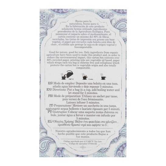 Herbes Del Moli White Tea Infusion Bio 20uds