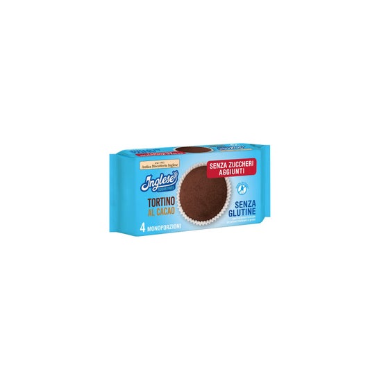 Inglese Tortino Cacao Sin Gluten 4x40g