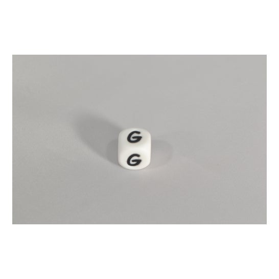 Conta de Silicone Irreversível para Chip Clip Letter G 1 unidade