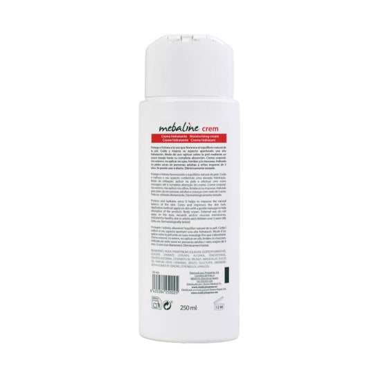 Mebaline Creme Hidratante Corporal 250 ml