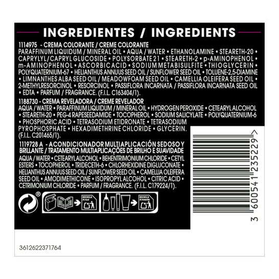Garnier Olia Coloração Permanente N°9.0 Louro Muito Leve 4 peças
