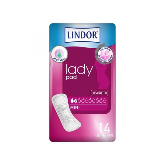 Lindor Lady Pad Pads Normais 14 unidades