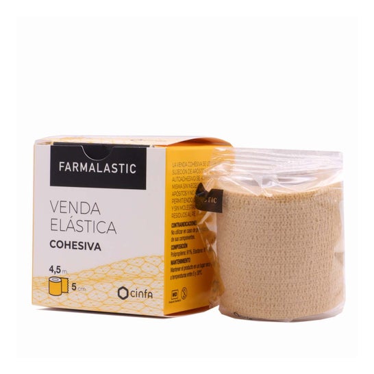 Farmalastic Venda Cohesiva 5x4.5cm 1ud