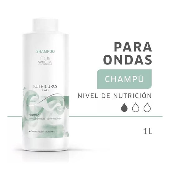 Wella Nutricurls Waves Shampoo 1000ml Wella Nutricurls Waves Shampoo 1000ml