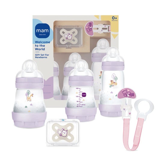 Mam Set Biberones Rosa