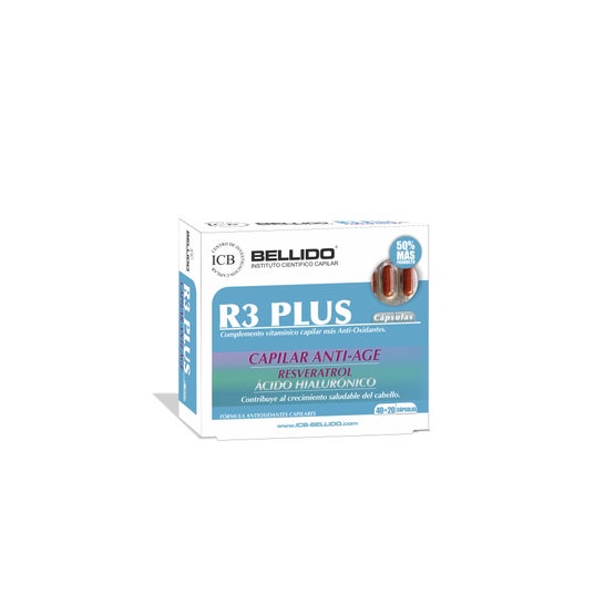 Bellido Complemento Capilar R-3 Plus 40 + 20 Und Bellido, 40 + 20 Und (Código PF )
