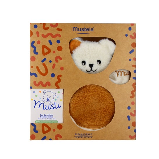Mustela Musti Caixa Eau de Senteur 50 ml + Peluche Marrom