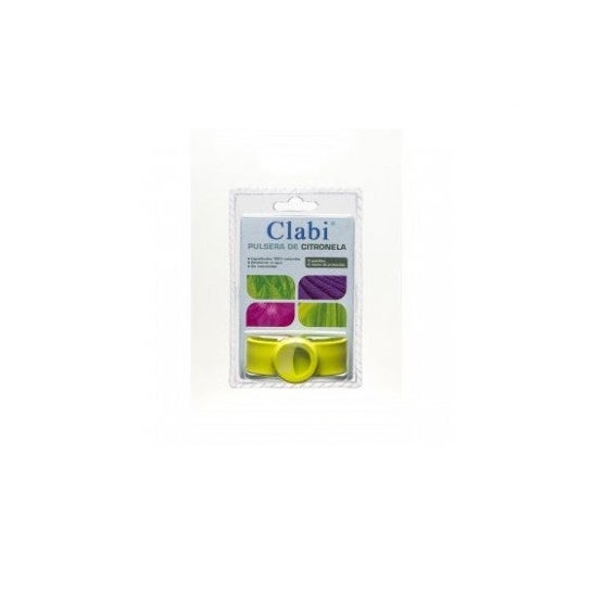 Pulseira de citronela verde Clabi ™ anti-mosquito 1d