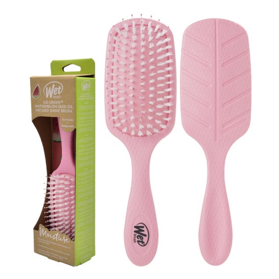 Wet Brush Go Green Oil Infused Shine Brush Watermelon Oil 1 Unidade