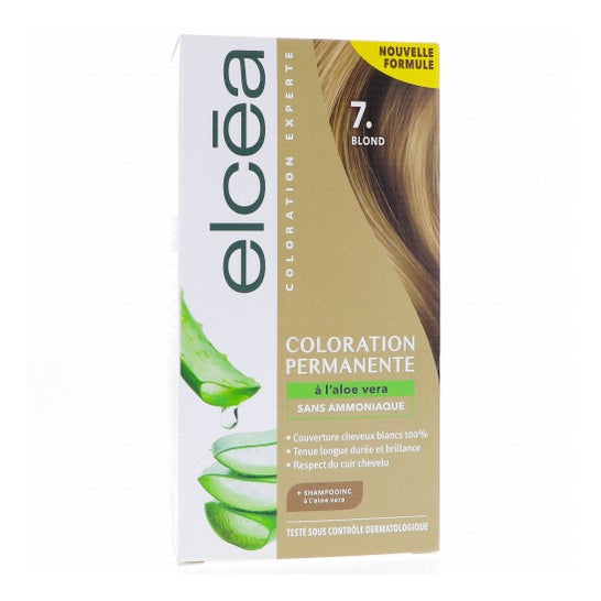 Elcea Coloração Permanente Aloe Vera 7 Loiro 140 ml