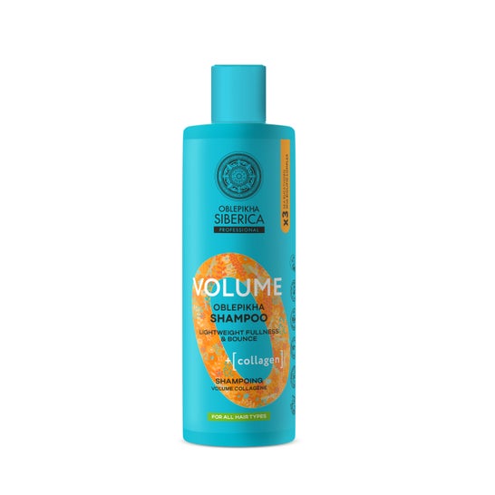 Natura Siberica Oblepikha Champô Volumizador Colagénio 400ml