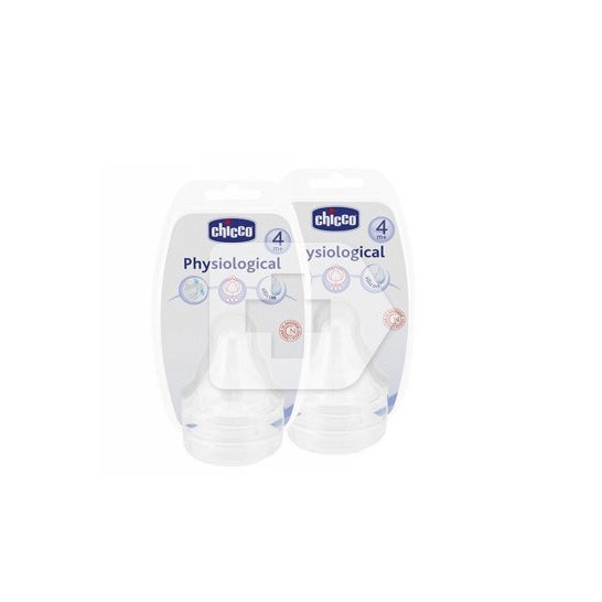 Tetina de silicone fisiológico Chicco ™ + 4m 2uds