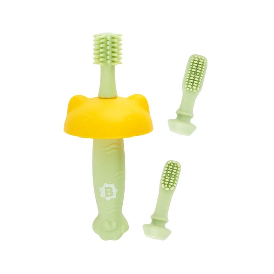 Badabulle Set Escova de Dentes Evolutiva Silicone
