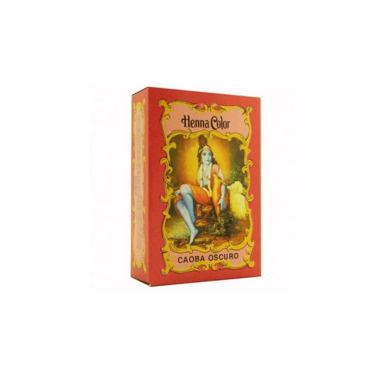 Radhe Shyam Tintura de Henna Nat Caoba Osc Pó 100gr