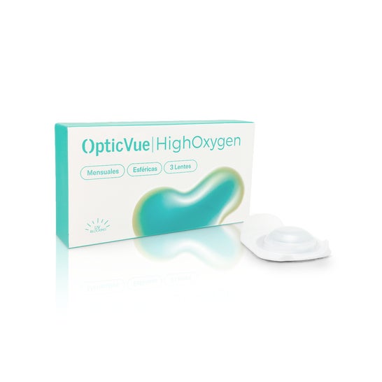 Opticvue Highoxygen Lentes Mensais Esféricas -4.25 3 un.