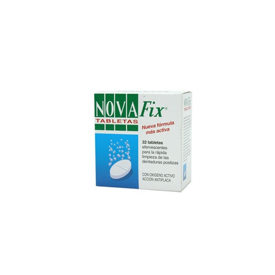 Novafix Tabletas Efervescentes Limpieza Protesis Dental 16 Table ...
