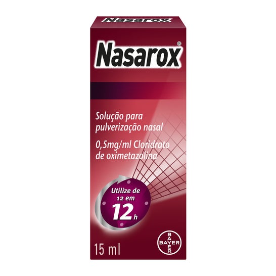 Bayer Nasarox Descongestionante Oximetazolina 0.5mg/ml 15ml