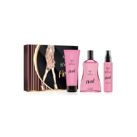 Aire de Sevilla Flow! Set Eau de Toilette + Bruma + Gel de Banho
