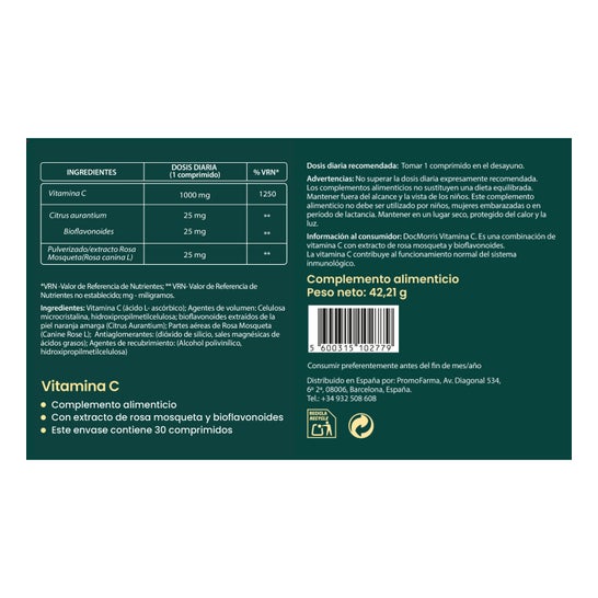 DocMorris Vitamina C 1000mg 30comp