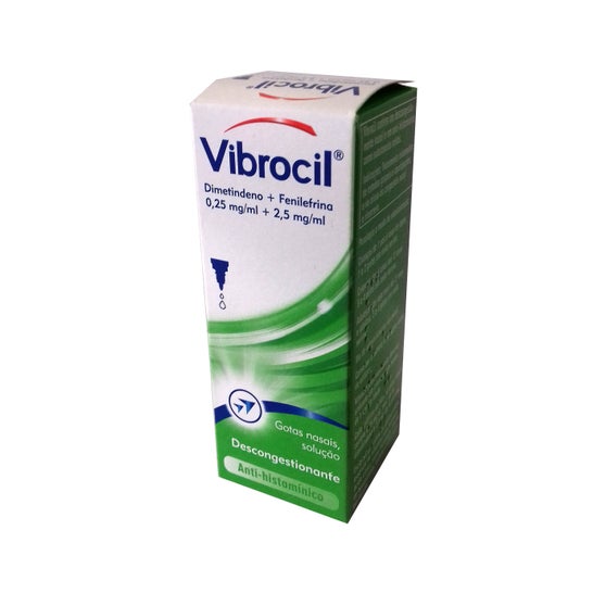 Vibrocil Dimetindeno 0.25mg/ml + Fenilefrina 2.5mg/ml 15ml
