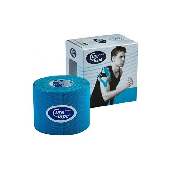 Cure Tape Sports Blue Neuromuscular Bandage 5cmX5m 1pc