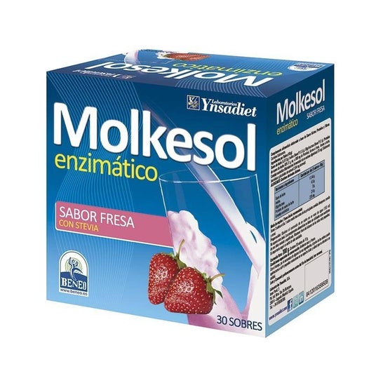 Ynsadiet Molkesol Enzymatic Strawberry Sabor 30 Envelopes