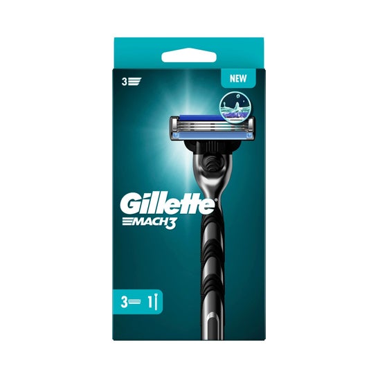 Conjunto Gillette Mach3 Afeitadora y Hojas