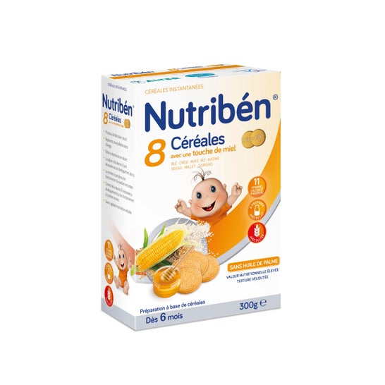 Nutribn 8 Crales e Biscoito de Mel em 6 Meses 300g