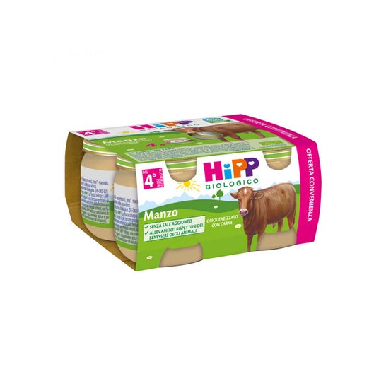 Carne de Vaca Hipp Bio Omog 4X80G