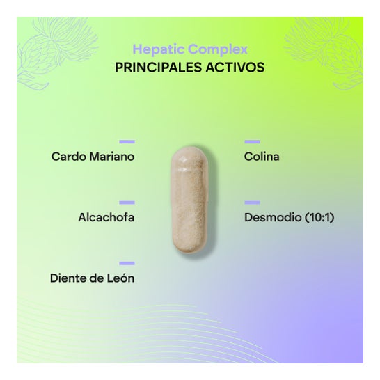 Nutralie Hepatic Complex con Cardo Mariano Alcachofa Diente León 60caps