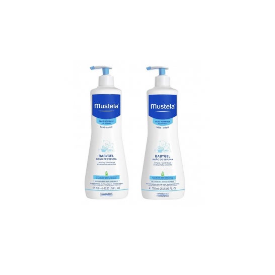 Mustela Pack Gel de Banho Espuma Bebé 2ª Unidade a 40% 750 ml