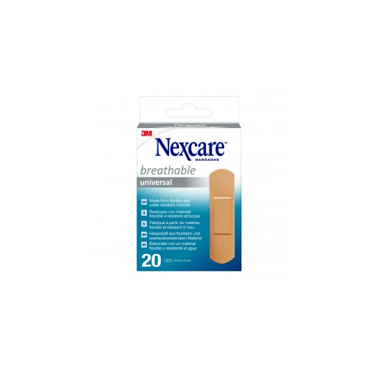 Tiras de proteção Nexcare ™ Universal 19x76mm 20uds