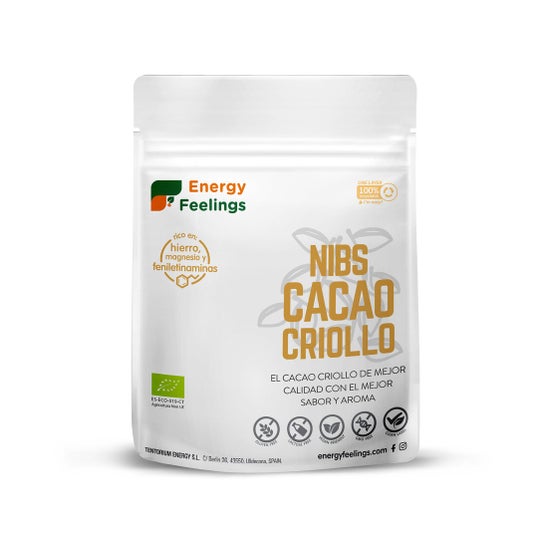 Energy Feelings Nibs Cacao Criollo Orgánico Bio 200g
