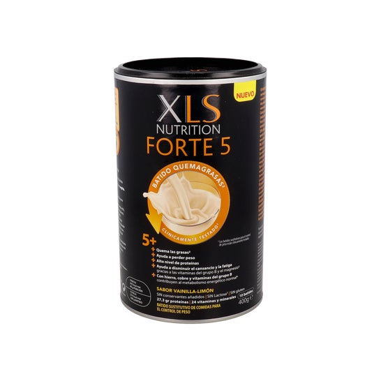 XLS Forte 5 Batido de Baunilha Queimador de Gordura de Limão 400g