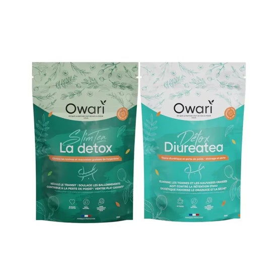 Owari Pack Duo Emagrecimento Slimtea + Diuretea 2x50 g