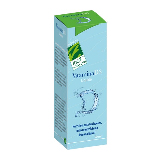 100% Natural Vitamina D3 50ml líquido