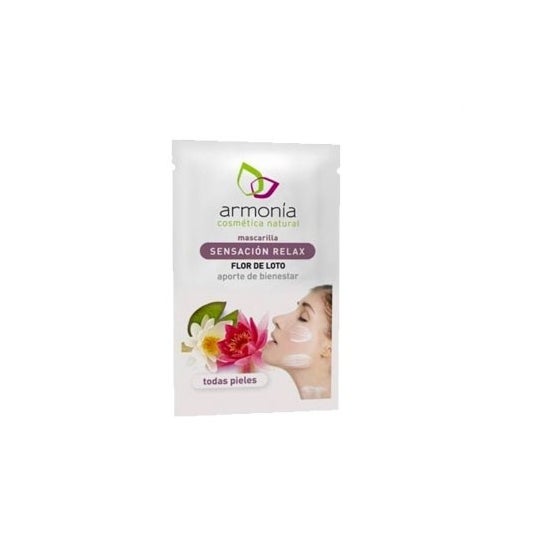 Harmonia máscara facial sensation relaxar flor de lótus 10g relaxar