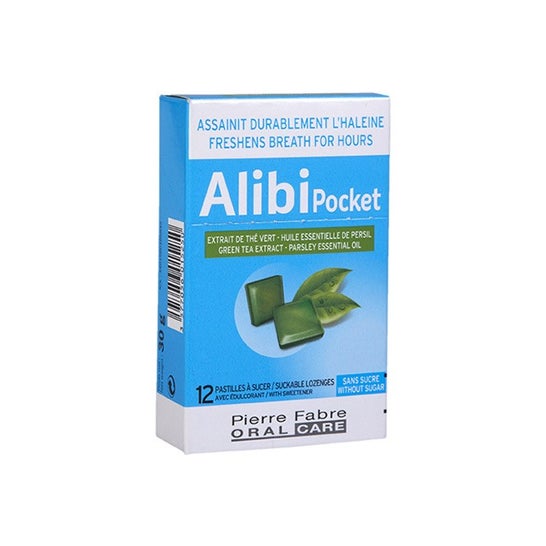 O bolso do álibi limpa a caixa de respiração de 12 comprimidos - Suck